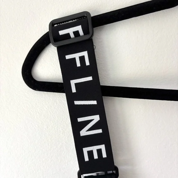 Offline by Aerie Chillside Collection Black Ski Snowboard Overalls Pant Bib - Picture 7 of 14